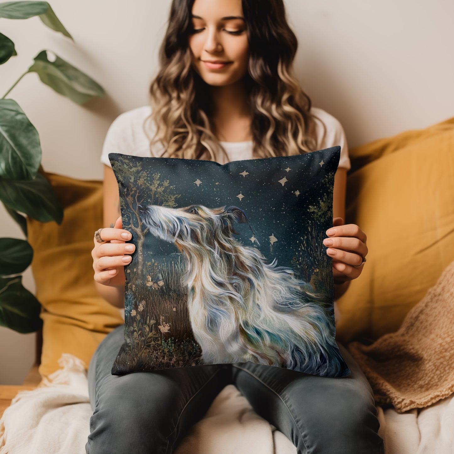 Gelert folklore cushion