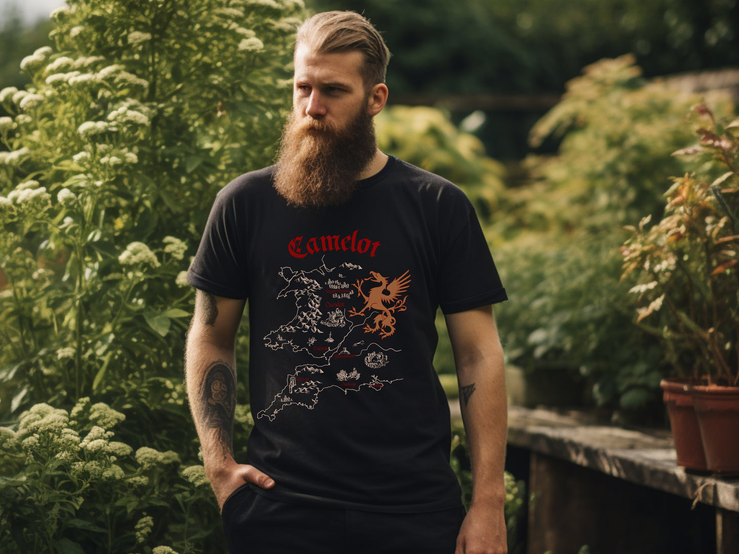 Camelot Map T-Shirt