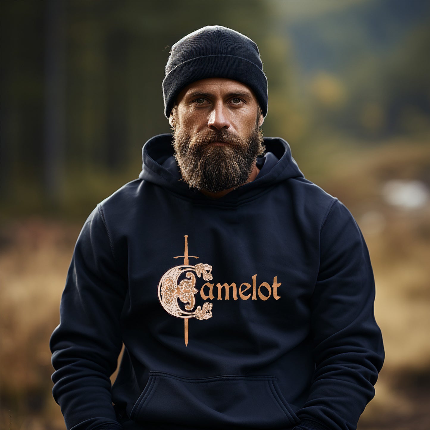 Unisex Navy colour Camelot Hoodie