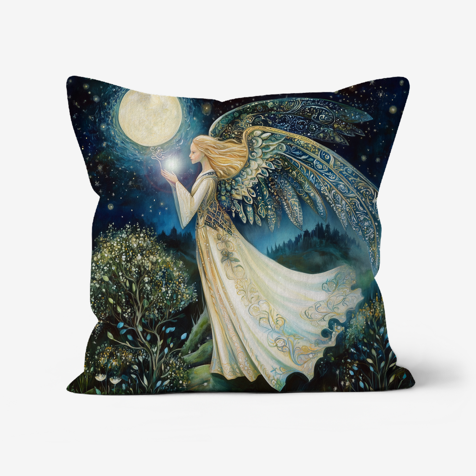  magical British folklore cushion