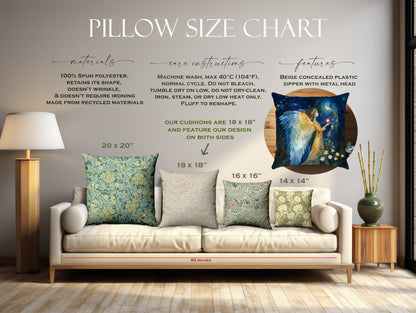 angel cushion size guide