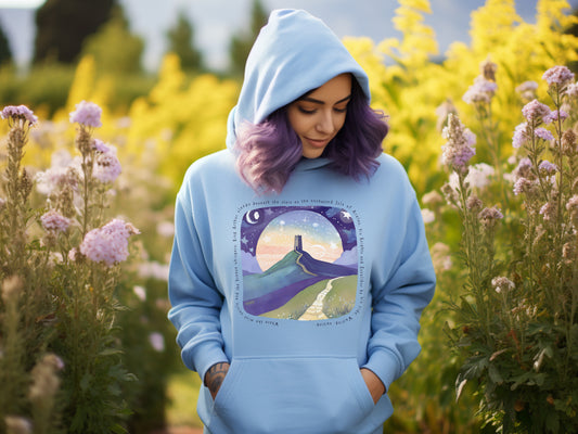 Arthurian legend Hoodie in light blue