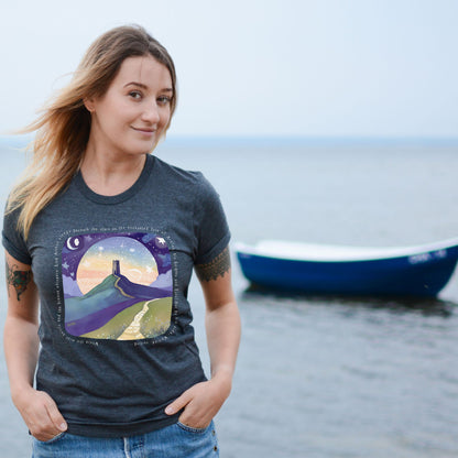 Mystical Arthurian legend T-Shirt in Dark Heather Grey