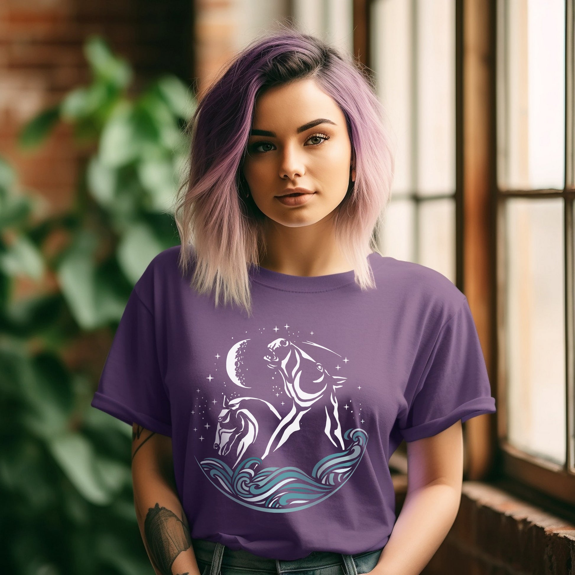 Scottish Kelpies T-Shirt in Team Purple