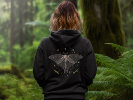 Moonlight Fairy Moth Hoodie 