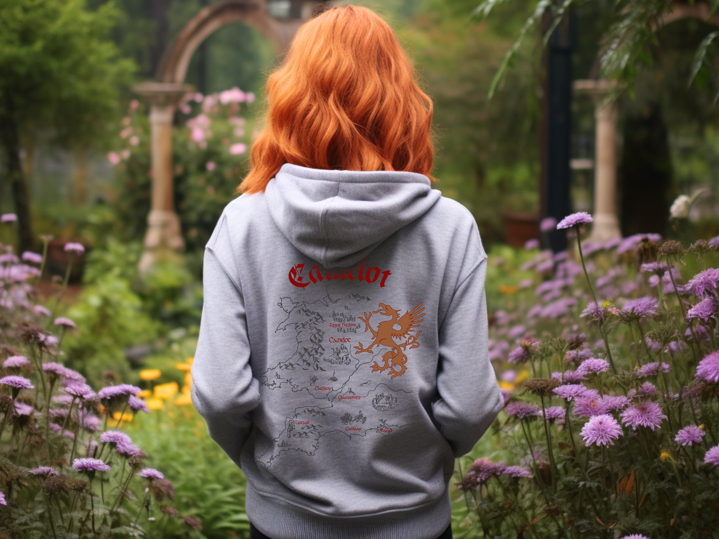 Camelot Map Hoodie