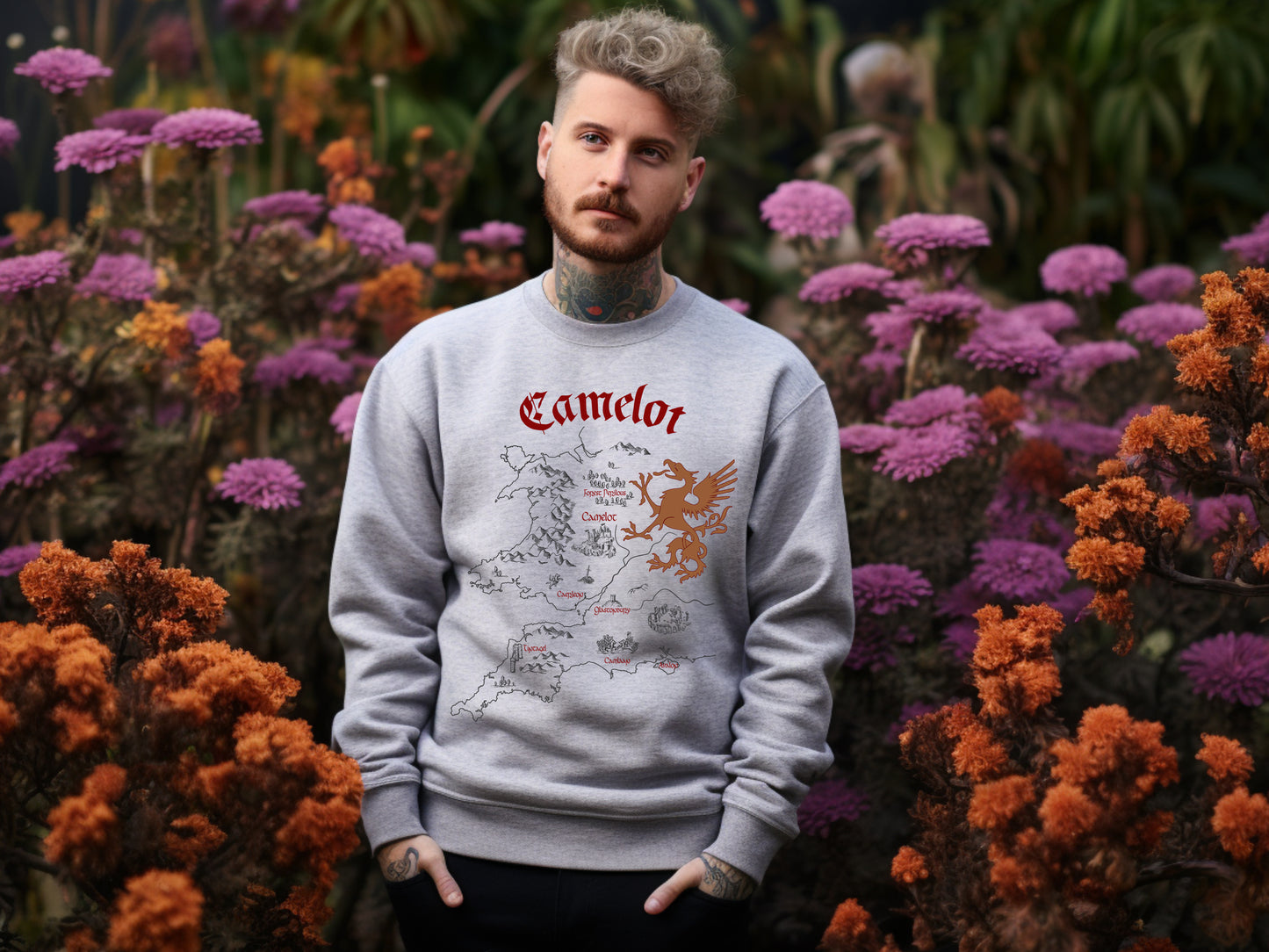 Camelot Map Sweatshirt