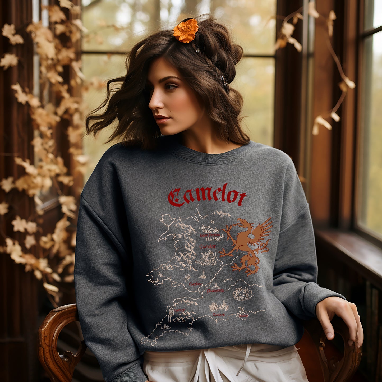 Camelot Map Sweatshirt