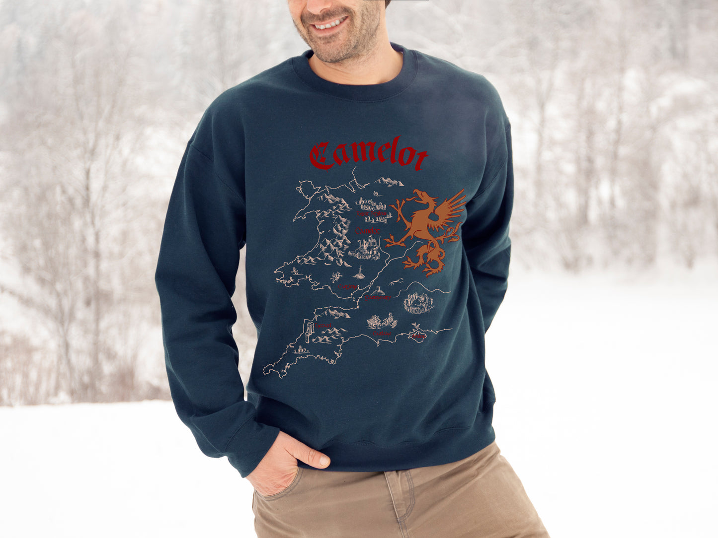 Camelot Map Sweatshirt