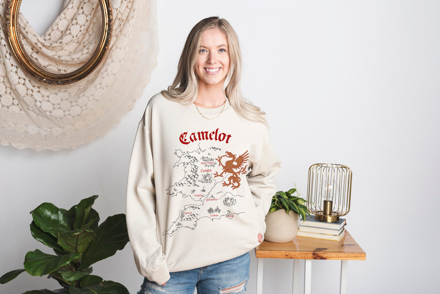 Camelot Map Sweatshirt