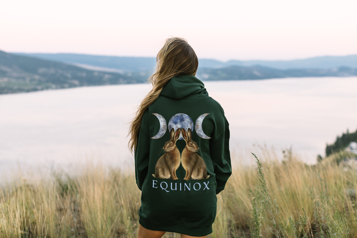 Ostara Spring Equinox Hoodie in Forest