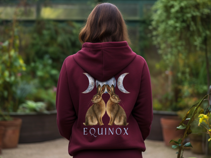 Ostara Spring Equinox Hoodie in Maroon