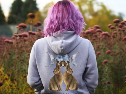 Ostara Spring Equinox Hoodie in Sports Grey