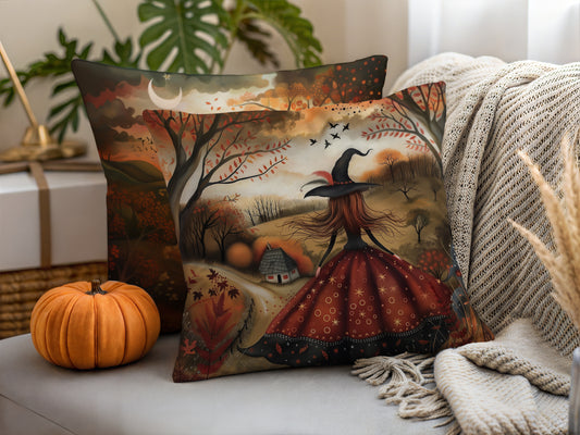 Samhain homecoming reversible cushion