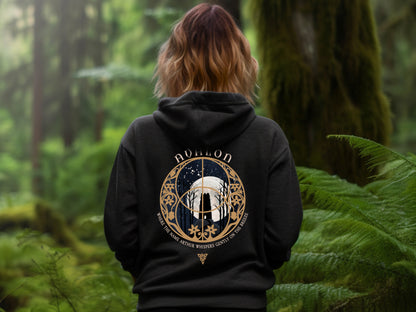 Mystical Avalon Hoodie in Black