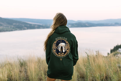 Mystical Avalon Hoodie in Forest Green