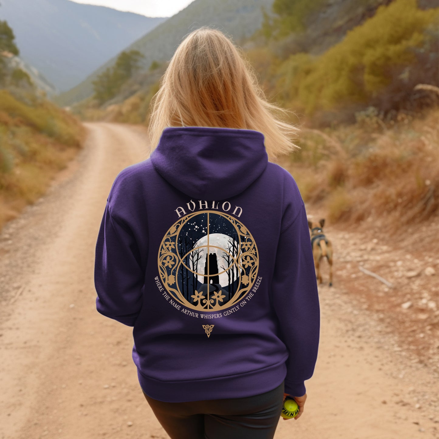 Mystical Avalon Hoodie in Purple