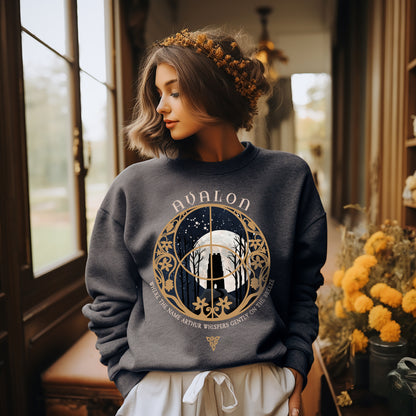 Whispers of Avalon Sweatshirt in Dark Heather