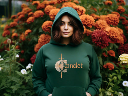 Womens Forest Green colour Camelot Hoodie