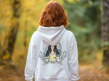 St Brigid Hoodie in White