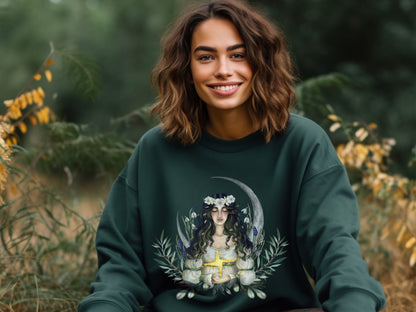 St Brigid Sweatshirt in Forest