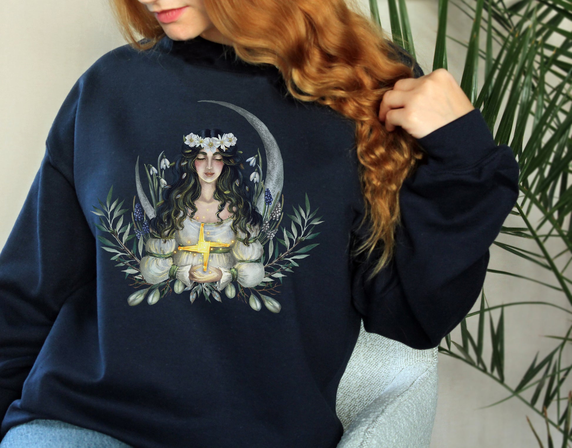 St Brigid Sweatshirt in Navy