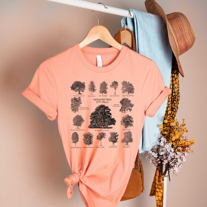 Sunset colour Enchanted Trees T-Shirt